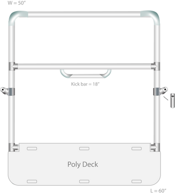 RMR 3-Bay Frame with Poly Deck for Storm